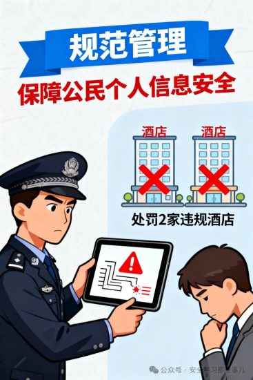 数据安全无小事!2家酒店违规被罚